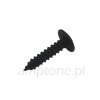 Screw black 3,5mm x 12mm